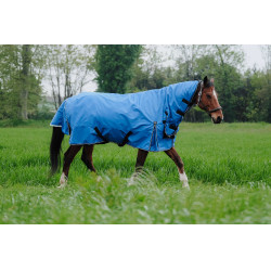 Couverture Equithème TYREX Aisance 1200D Combo Bleu roi
