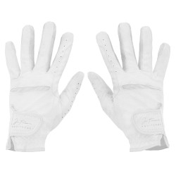 Gants Je t'aime Equithème Strass Blanc