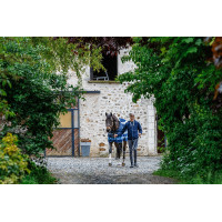 Fleeceoverhemd Equithème Confortech Marine Marineblauw