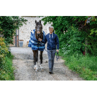 Fleeceoverhemd Equithème Confortech Marine Marineblauw