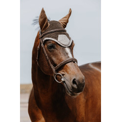 Bonnet chasse mouche Equithème Chic Marron