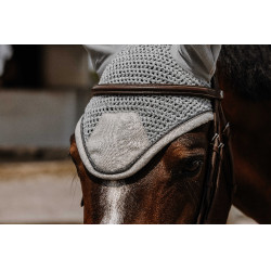 Bonnet chasse mouche Equithème Chic Gris clair