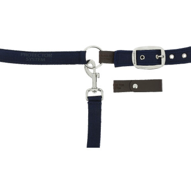 Nylon halster Equithème Protector Marine Marineblauw
