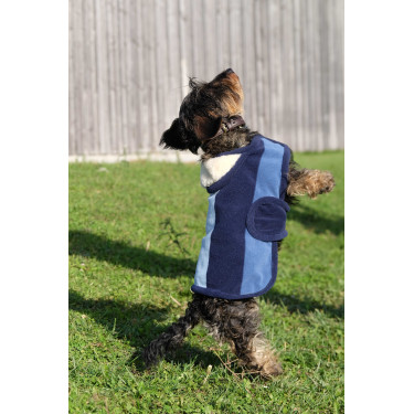 Couverture pour chien Equithème New Market Marine Bleu marine