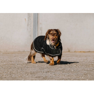 Couverture pour chien Je t'aime Equithème Noir