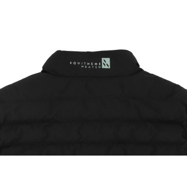 Verwarmd vest Equithème Charlie Zwart