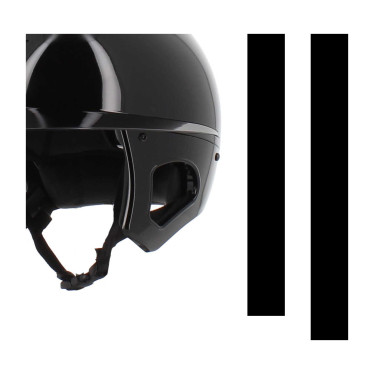 Pénélope matte helm met lange klep Glanzend zwart Pénélope matte helm met lange klep Glanzend zwart