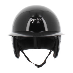 Pénélope matte helm met lange klep Glanzend zwart Pénélope matte helm met lange klep Glanzend zwart