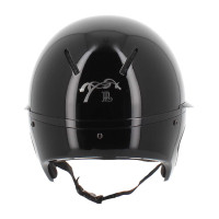 Casque Pénélope visière longue Noir brillant Casque Pénélope visière longue Noir brillant