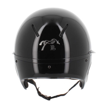Pénélope matte helm met lange klep Glanzend zwart Pénélope matte helm met lange klep Glanzend zwart