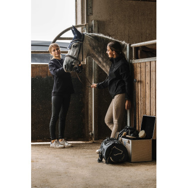 Blouson déperlant Je t'aime Equithème Dakota Noir