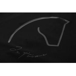 Blouson déperlant Je t'aime Equithème Dakota Noir