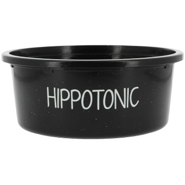 Stalvoerbak 5L Hippotonic Glitter Zwart