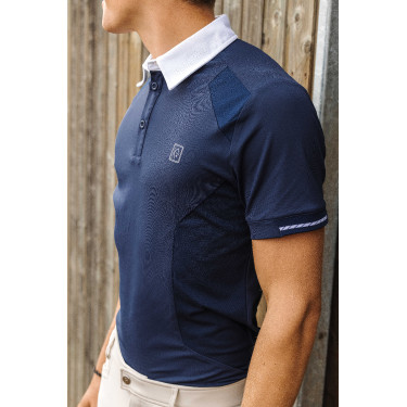 Polo Equithème Victor Marine Marineblauw