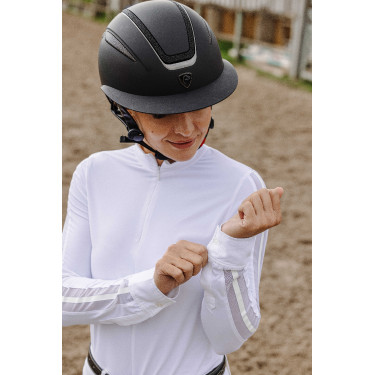 Polo Equithème Estoril Blanc
