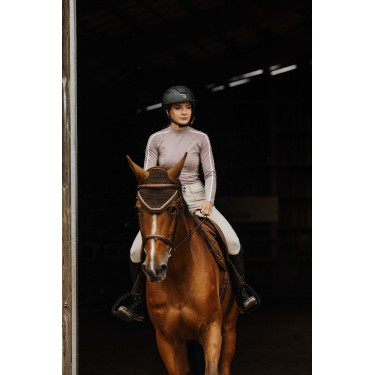 T-shirt Equithème Originals Mélodie Taupe Marron T-shirt Equithème Originals Mélodie Taupe Marron