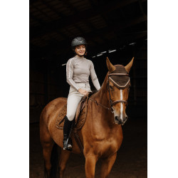 T-shirt Equithème Originals Mélodie Taupe Marron T-shirt Equithème Originals Mélodie Taupe Marron