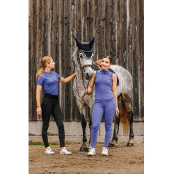 Polo Je t'aime Equithème Alba Violet