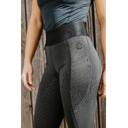 Legging Je t'aime Equithème Iris Zwart