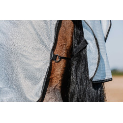 Chemise Riding World Belly Mesh Gris