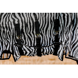 Chemise Riding World Belly Mesh Noir / blanc motif zèbre Motifs