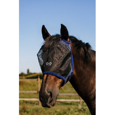 Vliegmasker Riding World First zonder oren Marine Marineblauw Vliegmasker Riding World First zonder oren Marine Marineblauw