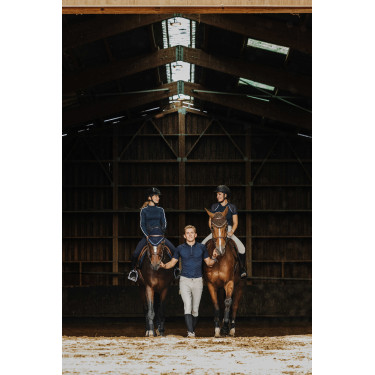 Polo Equithème Lucas Marine Marineblauw