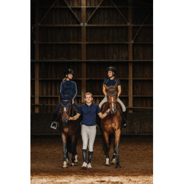 Polo Equithème Lucas Marine Marineblauw