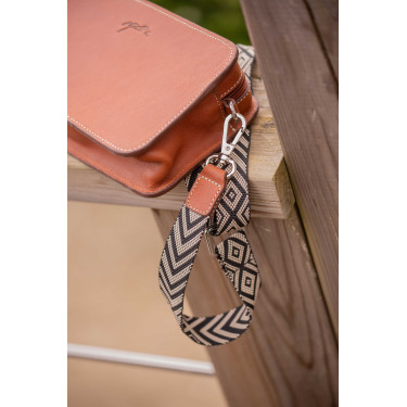 Schoudertas Pénélope Lizzie Cognac Bruin