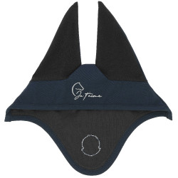 Bonnet chasse mouche Je t'aime Equithème Origine Bleu marine