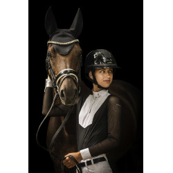 Galon amovible pour casque Lami-Cell Glitter Noir Galon amovible pour casque Lami-Cell Glitter Noir