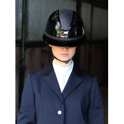 Afneembare bies voor Lami-Cell Glitter helm Zwart