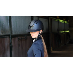 Galon amovible pour casque Lami-Cell Strass Noir Galon amovible pour casque Lami-Cell Strass Noir