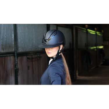 Galon amovible pour casque Lami-Cell Strass Noir Galon amovible pour casque Lami-Cell Strass Noir