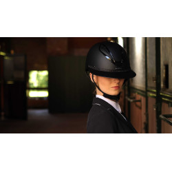 Galon amovible pour casque Lami-Cell Strass Noir Galon amovible pour casque Lami-Cell Strass Noir