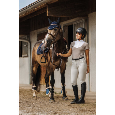 Polo Equithème Tokyo Taupe Bruin