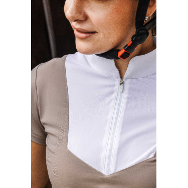 Polo Equithème Tokyo Taupe Bruin
