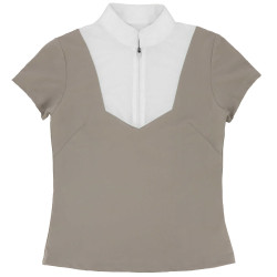 Polo Equithème Tokyo Taupe Bruin
