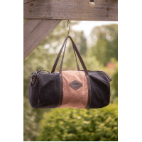Sac Pénélope Canvas Bowl Noir / vieux rose