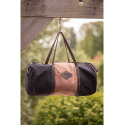 Sac Pénélope Canvas Bowl Noir / vieux rose