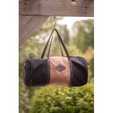 Sac Pénélope Canvas Bowl Noir / vieux rose