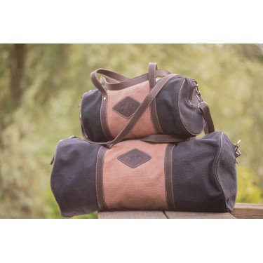 Sac Pénélope Canvas Bowl Noir / vieux rose