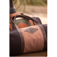 Sac Pénélope Canvas Bowl Noir / vieux rose