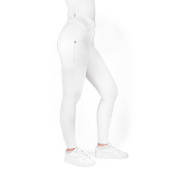 Pantalon Equithème Mila femme Blanc