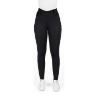 Equithème Alizé dameslegging met volledige siliconen grip Zwart