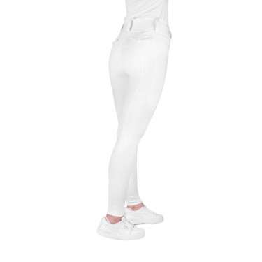 Legging à fond silicone Equithème Alizé femme Blanc