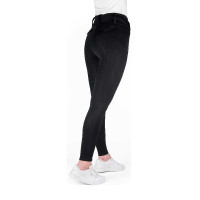 Equithème Alizé dameslegging met volledige siliconen grip Zwart