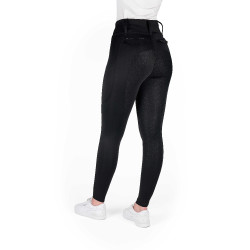Equithème Alizé dameslegging met volledige siliconen grip Zwart