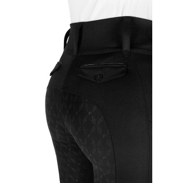 Equithème Alizé dameslegging met volledige siliconen grip Zwart