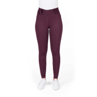 Legging à fond silicone Equithème Alizé femme Gris